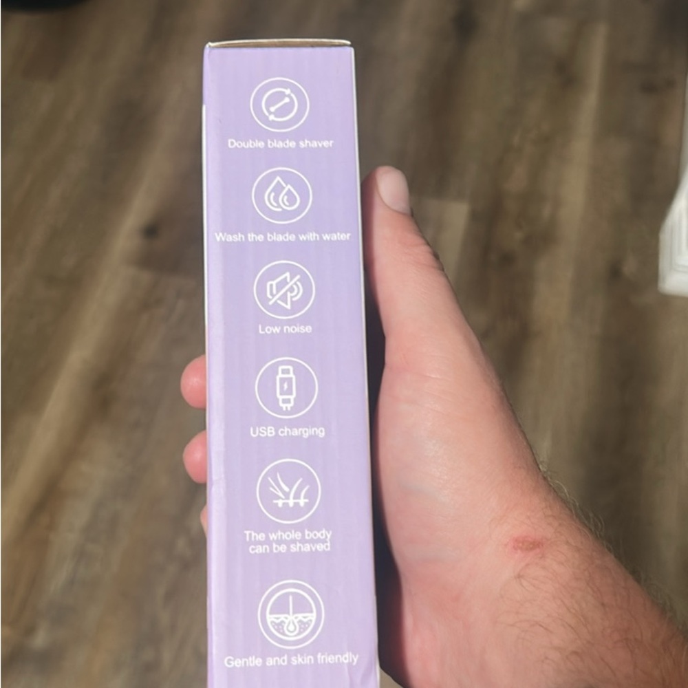 Purple Double Blade Shaver